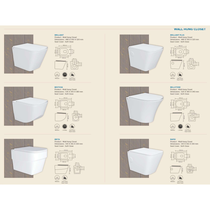 WALL HUNG CLOSEТ - 001
