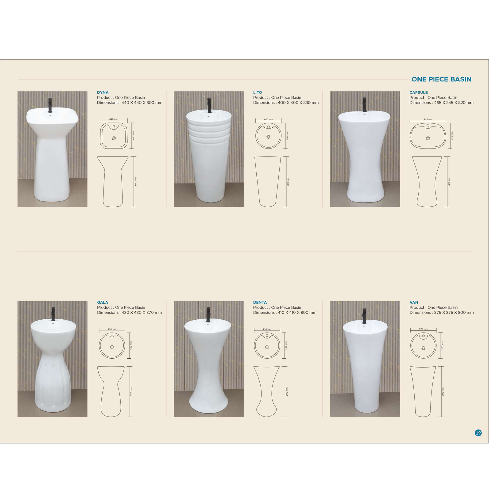 ONE PIECE BASIN - 001